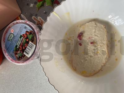 Saldžios skrudintos duonos „Spanguolių pyragas“ Žingsnis 6