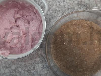 Sūrio pyragas „Avietinis“ Žingsnis 3