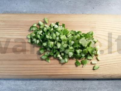 Salotas „Žaliasis gyvatė“ Žingsnis 2