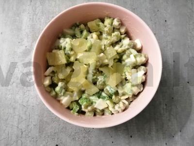 Salotas „Žaliasis gyvatė“ Žingsnis 6