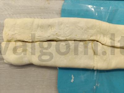 Sluoksniuoti cukriniai sausainiai Žingsnis 2