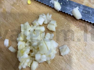 Užkandis „Česnakinis pyragas“ Žingsnis 3
