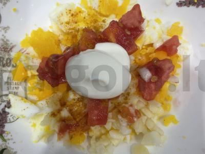 Užkandis „Česnakinis pyragas“ Žingsnis 6