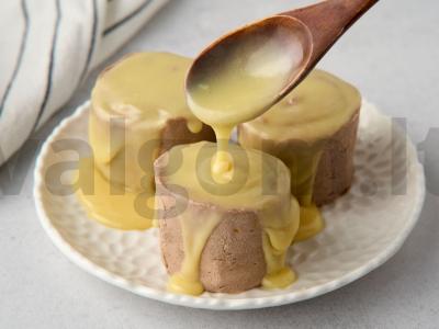 Varškės mini-paschos, primenančios kulichą Žingsnis 7