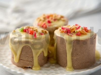 Varškės mini-paschos, primenančios kulichą Žingsnis 8