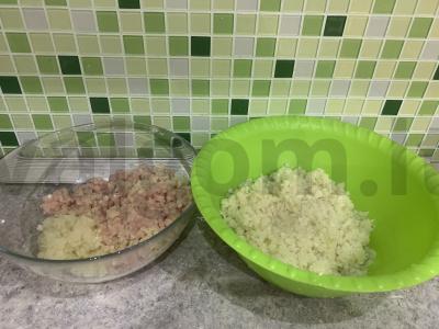 Namų koldūnai su vištiena ir kopūstais Žingsnis 3