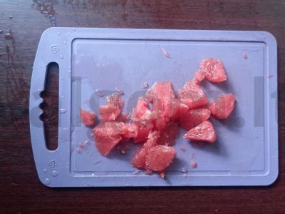 Salotos su vištiena ir greipfrutu Žingsnis 5