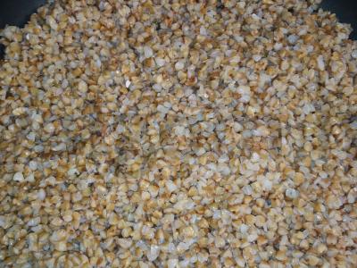 Grikių košė su šonine ir svogūnais keptuvėje Žingsnis 6