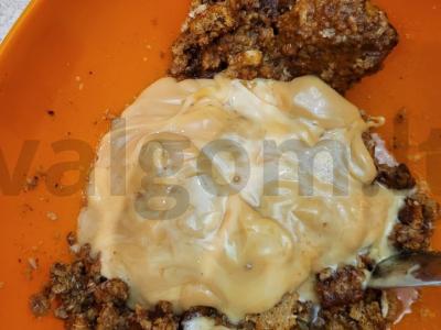 Kukurūzų pyragas su riešutais ir kondensuotu pienu Žingsnis 1