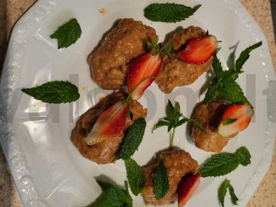 Kukurūzų pyragas su riešutais ir kondensuotu pienu Žingsnis 2