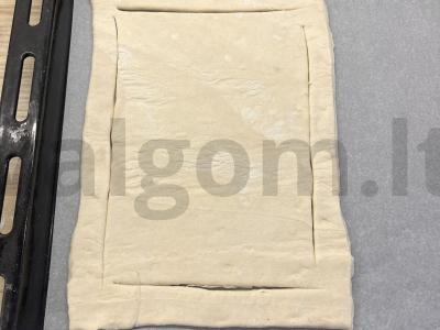 Desertas su kriaušėmis ir varškės sūriu Žingsnis 2