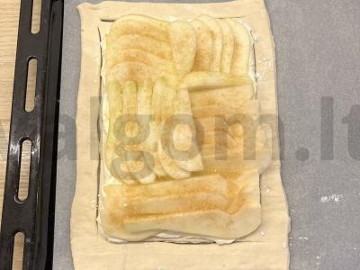 Desertas su kriaušėmis ir varškės sūriu Žingsnis 5