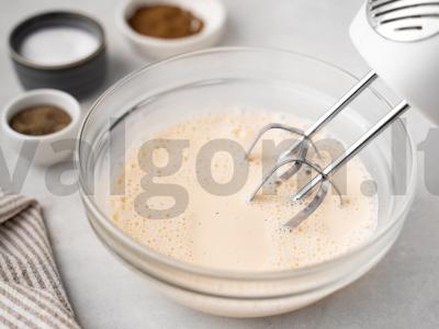 Sūrio ir grybų pyragas Žingsnis 6