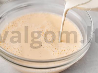 Sūrio ir grybų pyragas Žingsnis 7