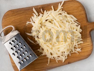 Sūrio ir grybų pyragas Žingsnis 8