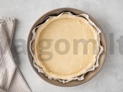 Sūrio ir grybų pyragas Žingsnis 10