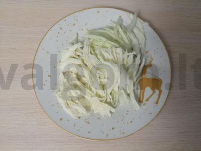 Šaltibarščiai su šviežia kopūstu „Aromatingi“ Žingsnis 7