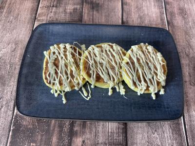 Švelniausi varškėčiai su ištirpintu baltu šokoladu Žingsnis 7