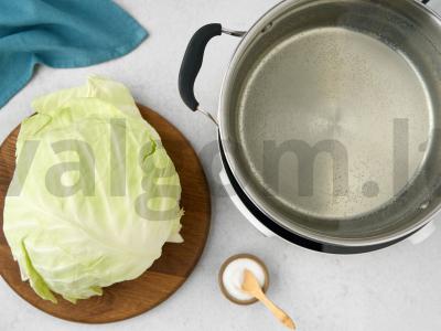 Klasikiniai kopūstų suktinukai su jautiena Žingsnis 2