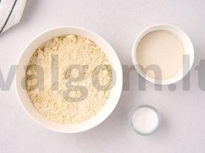 Varškės pyragas su laimo žievele Žingsnis 2