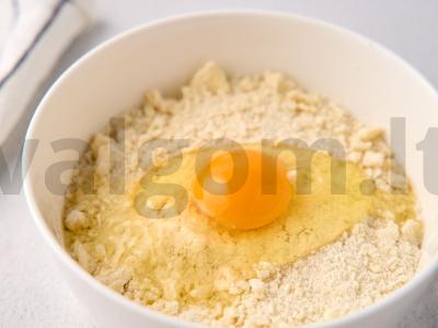 Varškės pyragas su laimo žievele Žingsnis 3
