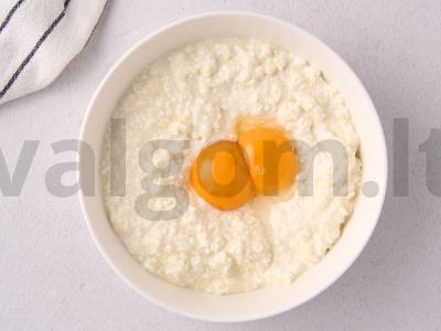 Varškės pyragas su laimo žievele Žingsnis 7