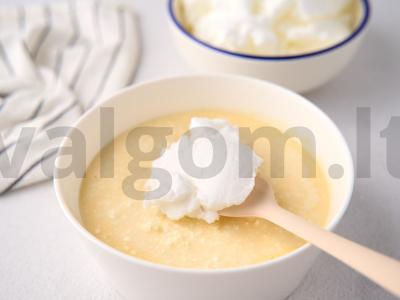 Varškės pyragas su laimo žievele Žingsnis 9