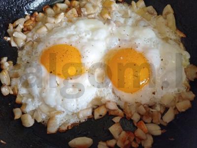 Kiaušiniai su grybais ir čili padažu Žingsnis 4