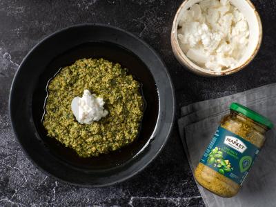 Įdaryti šampinjonai su pesto Žingsnis 4