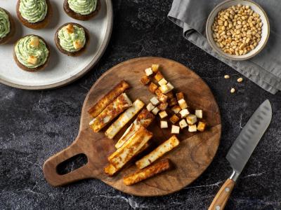 Įdaryti šampinjonai su pesto Žingsnis 6