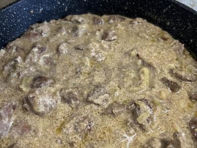 Vištienos kepenėlių padažas Žingsnis 7