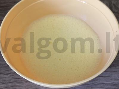 Kokosų sausainiai oro grilyje Žingsnis 1