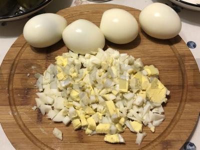 Olivjė su servelatu Žingsnis 2