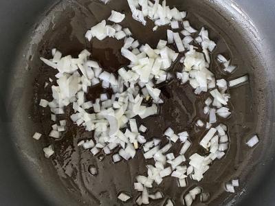 Itališkas sriuba su raudonąja lęšių Žingsnis 3