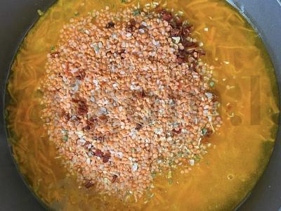 Itališkas sriuba su raudonąja lęšių Žingsnis 5