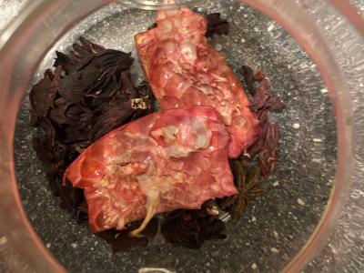 Granatų arbata su hibisku Žingsnis 5