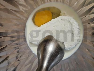 PP varškės blynai Žingsnis 1