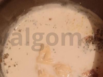 Krevetės grietinėlės padaže Žingsnis 6