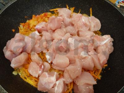 Vištiena su baltais pupelėmis grietinėlės padaže Žingsnis 7