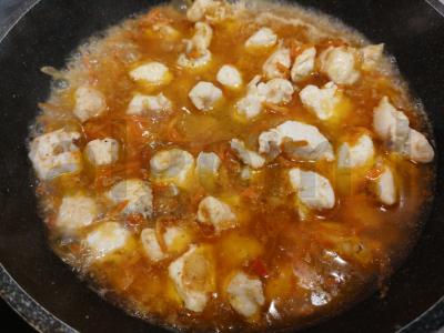 Vištiena su baltais pupelėmis grietinėlės padaže Žingsnis 9