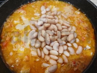 Vištiena su baltais pupelėmis grietinėlės padaže Žingsnis 12