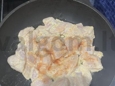 Vištienos filė su daržovėmis Žingsnis 3