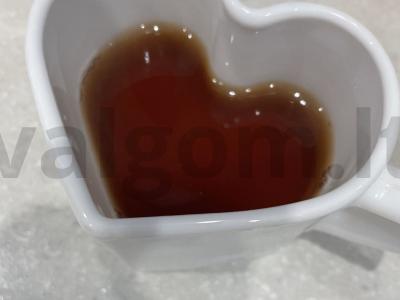 Arbata „Vaisinė“ su egzotiniu sultimis Žingsnis 1