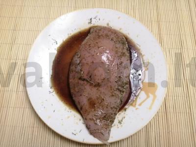 Vištienos filė „Sultinga“ Žingsnis 4