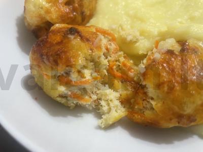 Šamų kotletai su morkomis ir sūriu Žingsnis 9