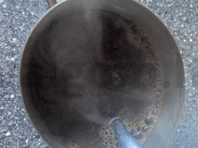 Natūralus kava su kokosų drožlėmis ir medumi Žingsnis 3