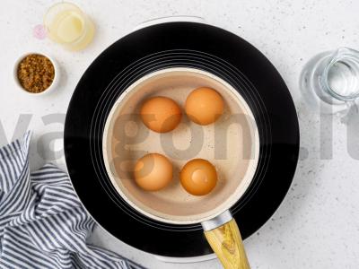 Sluoksniuotas salotas su apelsinais ir sūriu Žingsnis 1