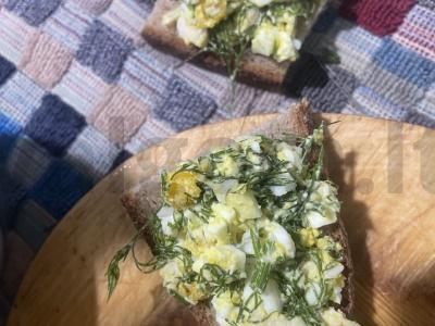 Užkandis „Sumuštinis su marinuotu agurku“ Žingsnis 6