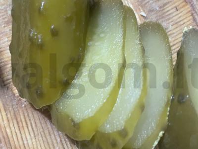 Užkandis „Sumuštinis su marinuotu agurku“ Žingsnis 7