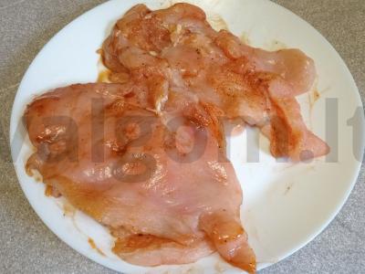 Aštrūs vištienos krūtinėlės kepsniai su kuskusu Žingsnis 3